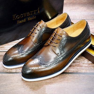 Zapatos de Cuero Casual Ejecutivo para Hombre - Estilo Europeo y Americano - Image 6