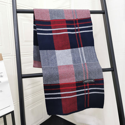 Bufanda Tejida Hombre Estilo Coreano Dongdaemun para Primavera, Otoño e Invierno - Image 32