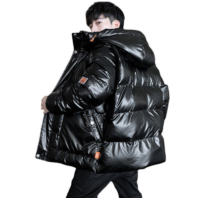 Chaqueta Acolchada Oversized de Algodón Premium para Hombre - Image 11