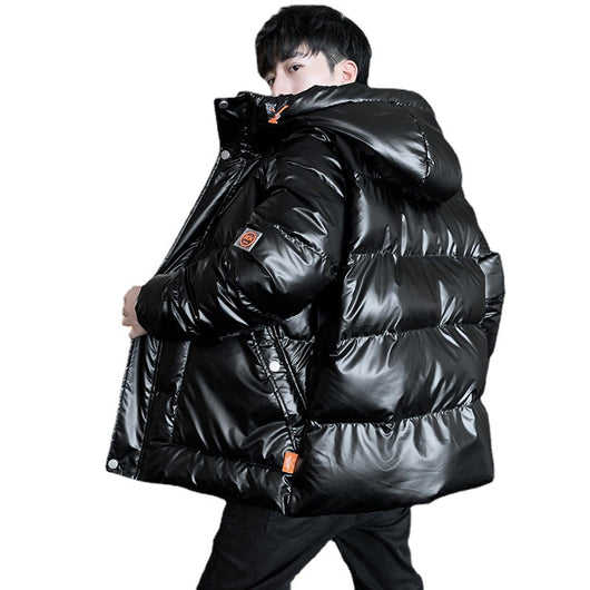 Chaqueta Acolchada Oversized de Algodón Premium para Hombre - Image 11