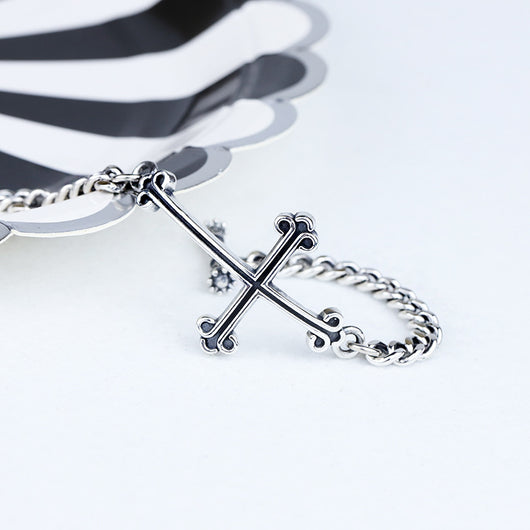 Pulsera de Plata Esterlina con Cruz para Hombre y Mujer - Image 9