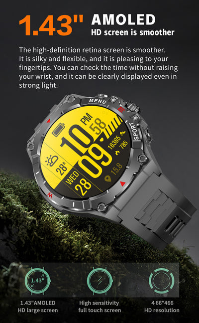 Reloj Deportivo GPS con Brújula, Altímetro y Barómetro - Image 9