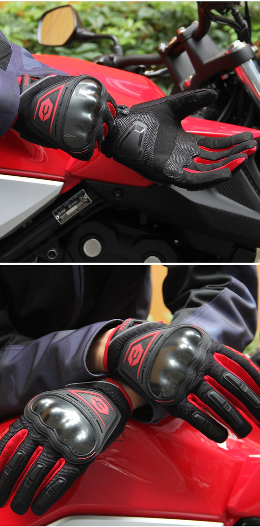 Guantes de Motocicleta Blindados con Pantalla Táctil y Protección Antigolpes - Image 11