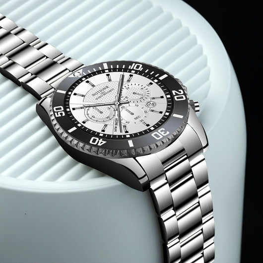 Reloj de Lujo Dorado para Hombre - Acero Inoxidable Resistente al Agua con Esfera Luminosa - Image 40