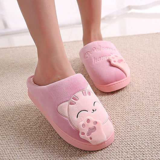 Pantuflas Invierno Mujer Gato Animado - Cómodas y Acogedoras - Image 10