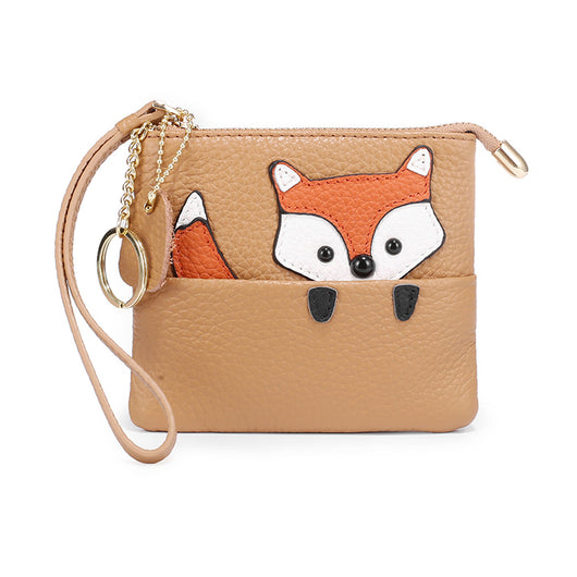 Billetera Compacta de Cuero con Cierre - Diseño Minimalista para Mujer - Image 5