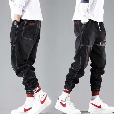Pantalones Harem Casuales Talla Grande para Hombre - Image 10