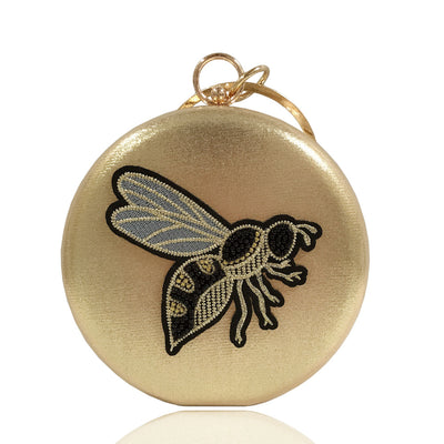 Cartera de Fiesta con Abalorios y Bordado de Abeja - Image 11