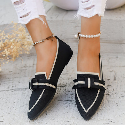 Zapatos Cómodos con Moño Decorativo - Estilo Casual Versátil - Image 4