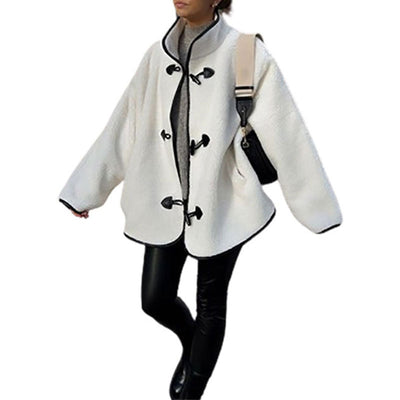 Chaqueta Cálida de Otoño e Invierno para Mujer con Cierre Simple - Image 5