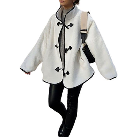 Chaqueta Cálida de Otoño e Invierno para Mujer con Cierre Simple - Image 5