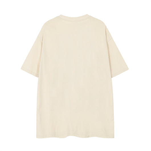 Playera Casual con Bordado de Letras Creativas - Image 2