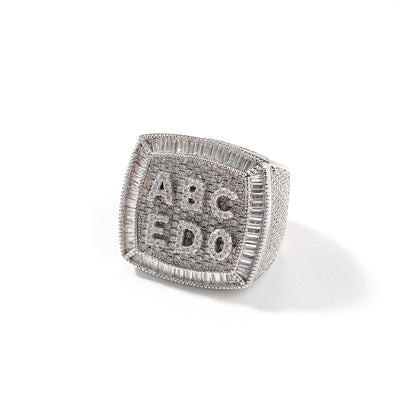 Anillo Personalizado con Nombre para Hombre y Mujer - Versión N - Image 14