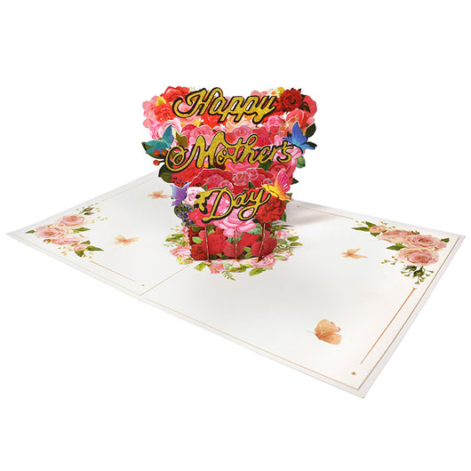 Tarjeta de Felicitación 3D Día de la Madre con Bendiciones - Image 5