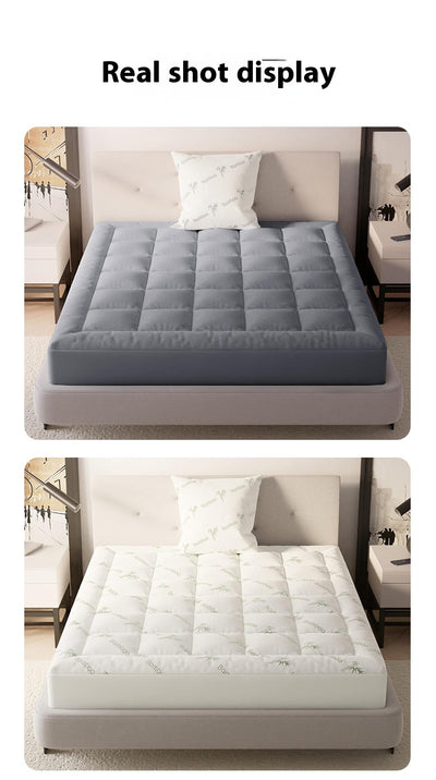 Funda de Cama Acolchada 3D - Protección Suave para Cama Individual y Doble - Image 8