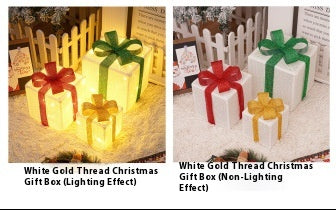 Set de 3 Cajas de Regalo Navideñas con Luces LED Decorativas - Image 18