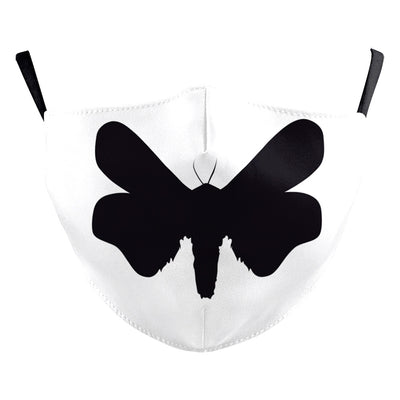 Halloween dust mask with a split design: one side a smiling clown face, the other a stitched, bloody mouth. - Image 18