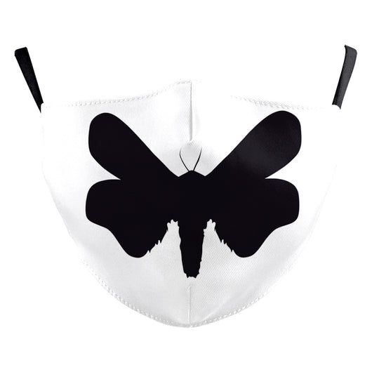 Halloween dust mask with a split design: one side a smiling clown face, the other a stitched, bloody mouth. - Image 18