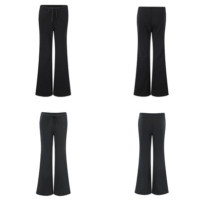 Pantalones Yoga Cintura Baja Retro para Mujer - Comodidad Casual - Image 9