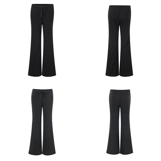 Pantalones Yoga Cintura Baja Retro para Mujer - Comodidad Casual - Image 9