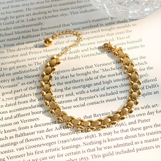 Pulsera Chapada en Oro 18K - Estilo Europeo y Americano - Image 8