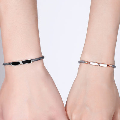 Pulseras Möbius de Plata Esterlina para Parejas - Diseño Exclusivo - Image 10