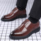 Zapatos de Cuero Oxford Estilo Británico para Hombre - Elegancia Profesional