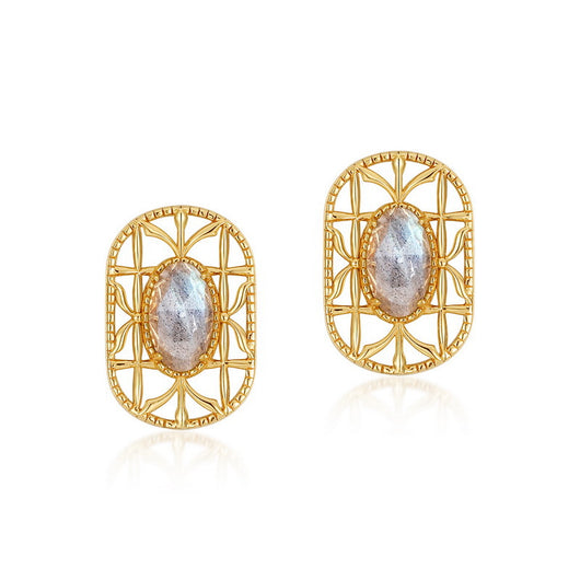 Aretes Chapados en Plata S925 y Oro 9K para Mujer - Image 6