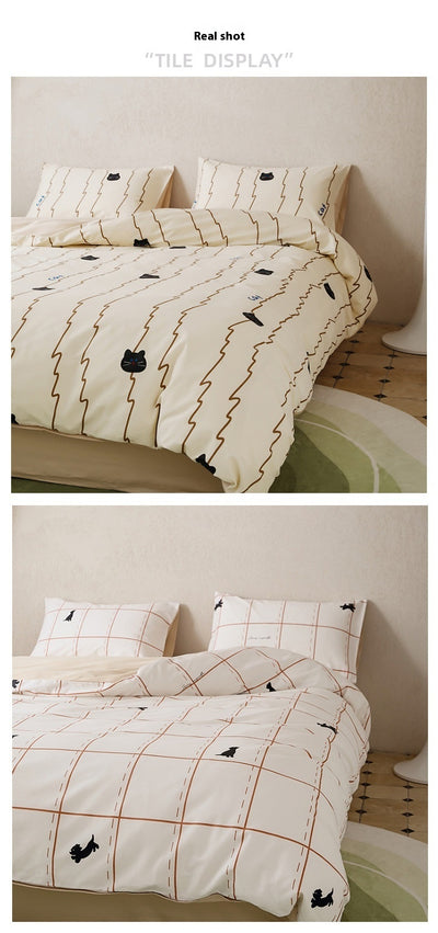 Juego de Cama 4 Piezas 100% Algodón con Estampado - Image 25