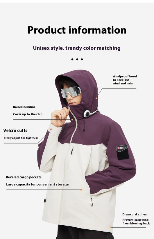 Chaqueta Térmica Impermeable para Parejas - Montaña, Pesca y Camping - Image 11