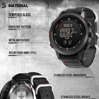 Reloj Deportivo Digital con Altímetro, Brújula y Resistencia al Agua - Image 6