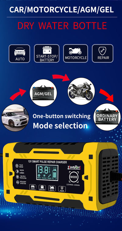 Cargador Inteligente 12V para Baterías de Auto y Moto - Image 18