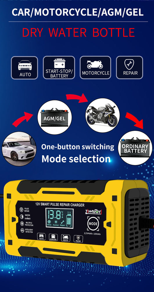 Cargador Inteligente 12V para Baterías de Auto y Moto - Image 18
