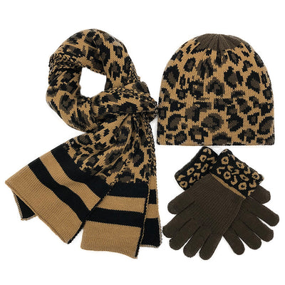 Traje Estampado Leopardo Europeo Cálido y Grueso - Image 16