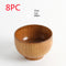 Wooden Bowl 4 Piezas 11.5 Cm