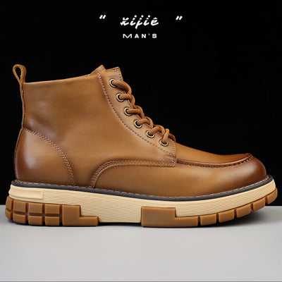 Botas Martin de Trabajo Estilo Británico con Suela Amortiguadora y Soporte Reforzado - Image 4