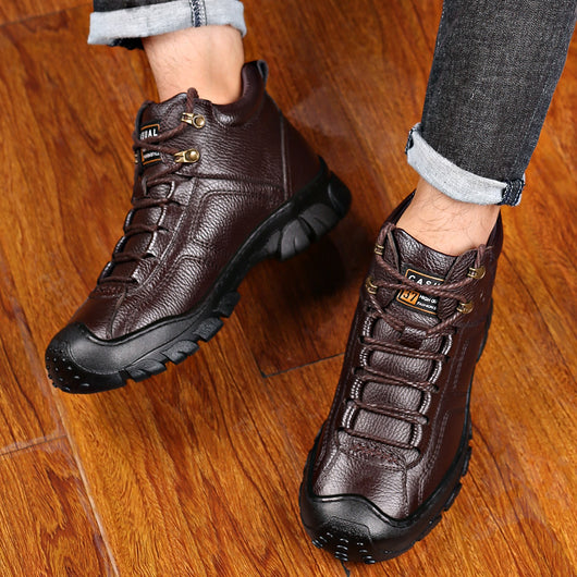 Zapatos de Cuero Genuino para Hombre - Primera Capa - Image 12