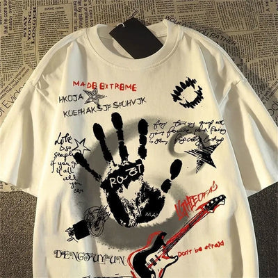 Playera Estampada Graffiti Unisex de Manga Corta - Image 8