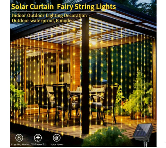 Cortina de Luces LED USB con Control Remoto para Ventanas - Decoración Navideña - Image 25