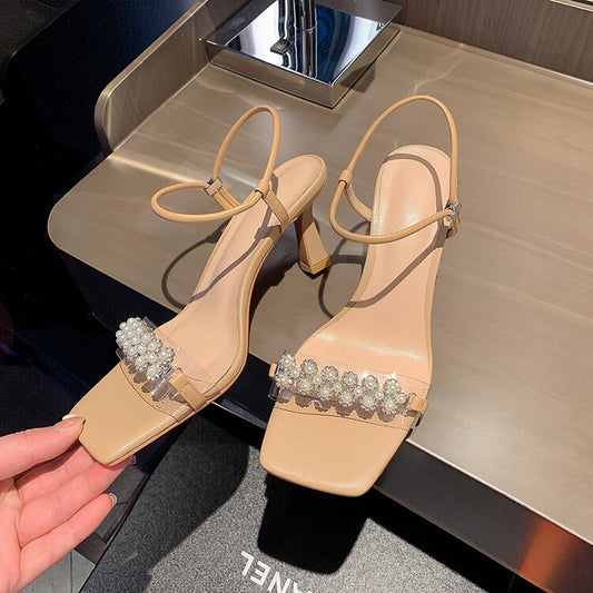 Sandalias Hada con Perlas y Cristales Gigantes - Image 2