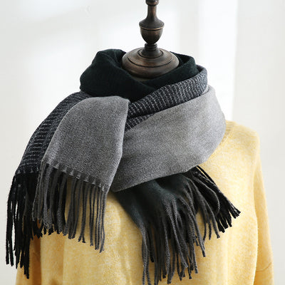 Bufanda Elegante con Borlas para Mujer - Abrigo Cálido y Versátil - Image 11