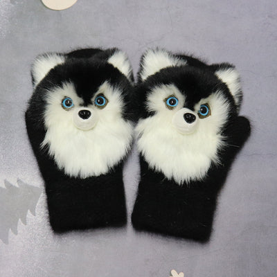 Guantes Térmicos Infantiles de Felpa con Diseños de Animales - Image 23