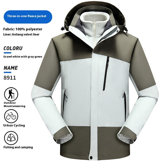 Chaqueta Impermeable 3 en 1 Desmontable - Image 9