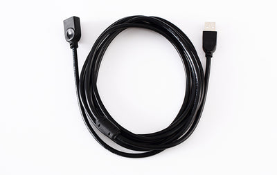 Cable Extensor USB 2.0 Negro con Núcleo de Cobre