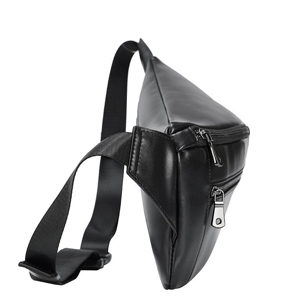 Bolsa de Pecho de Cuero Premium - Bolso Multifuncional para Hombre