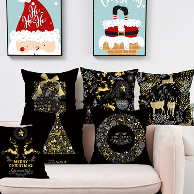 Funda de Almohada Piel de Durazno Estampada para Sofá y Oficina