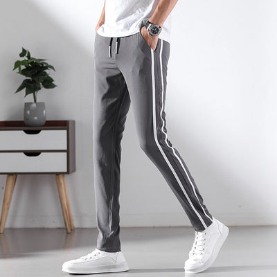 Pantalones Casuales Sueltos Estilo Hong Kong para Hombre Verano - Image 9