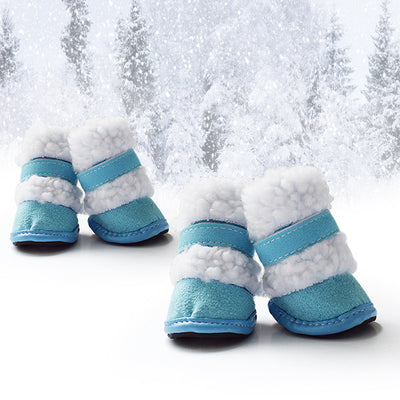 Botines de Lana para Perros - Zapatos Cálidos de Algodón Antideslizantes Invierno - Image 6