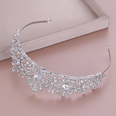 Diadema Corona Princesa con Cristales de Circón para Cumpleaños - Image 7
