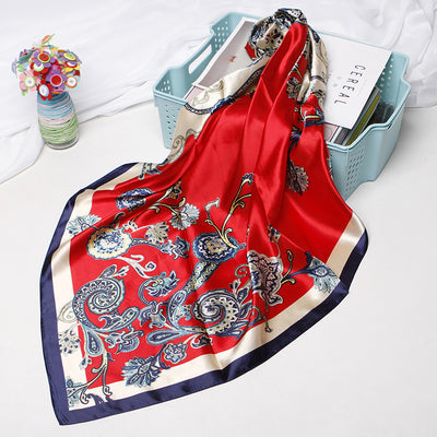 Pañuelo de Seda Artificial Estampado Tamaño Pequeño - Image 64